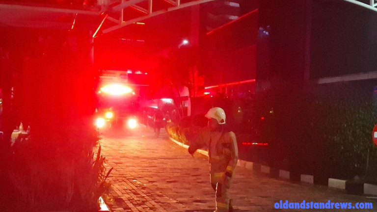 KEBAKARAN di Gedung Kementerian ATR/BPN