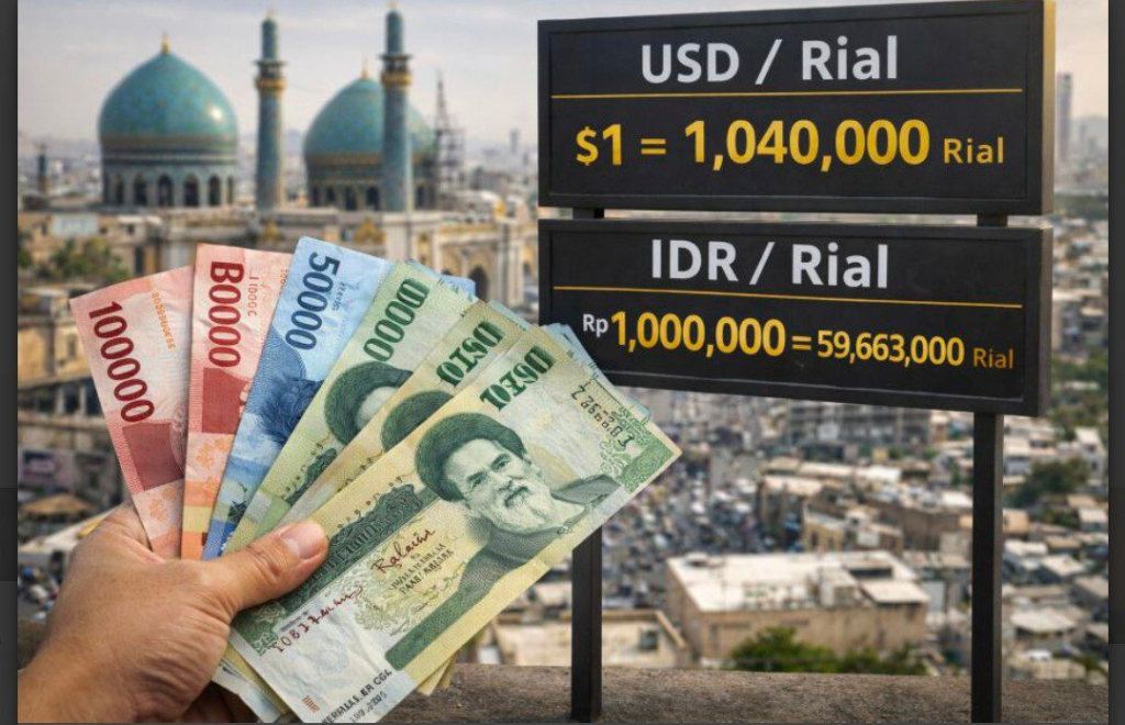 Krisis Iran Rial Rontok 2200 Persen 2026