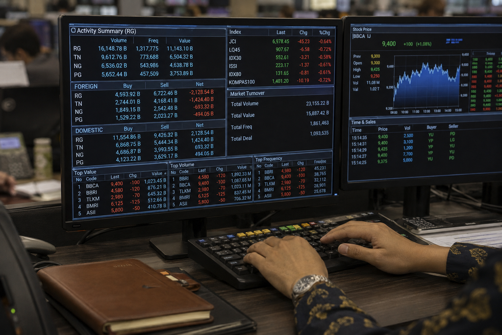 Transaksi Bursa Tembus Rp25,02 Triliun Saat IHSG Menguat ke 6.525