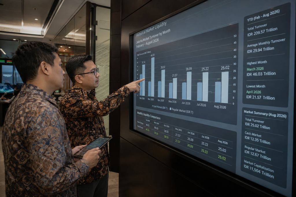 Transaksi Bursa Tembus Rp25,02 Triliun Saat IHSG Menguat ke 6.525