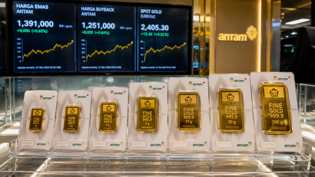 Emas Antam Turun Rp20.000 Jadi Rp2.603.000, IHSG Justru Menguat 0,81 Persen